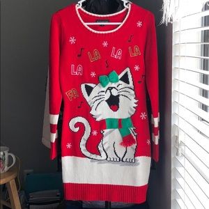 Christmas sweater dress 😻